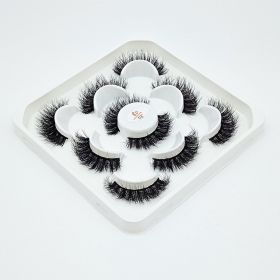 Five Pairs Of Fake Eyelash Flower Plate For Hair Frying (Option: 8D05)