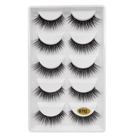 G7 Artificial Mink Hair 5 Pairs Of 3d False Eyelashes (Option: G702)