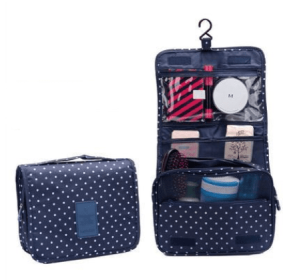 Wash storage bag (Color: Navy blue)