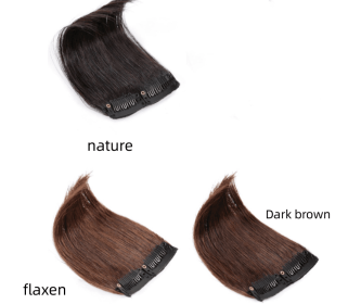 Wig Piece Top Hair Replenishment Volume Pad Hair Root Fluffy Device On Both Sides (Option: Flaxen-L 10x25cm)